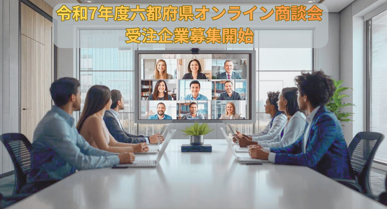 令和7年度「六都府県オンライン商談会」受注企業募集中！ | スタッフ